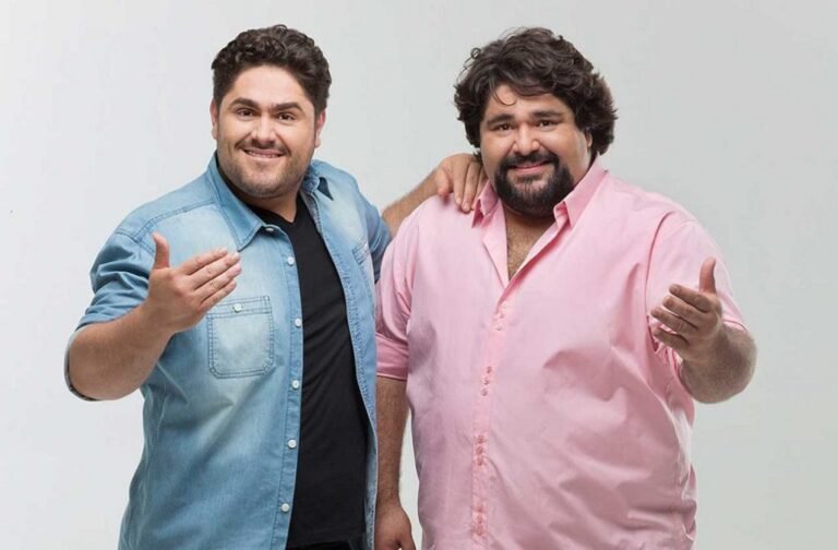 cesar menotti e fabiano na expo linhares 2025 768x504